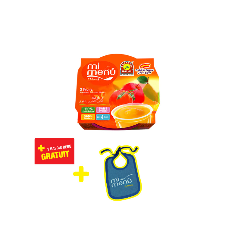 Compote 3 Fruits Dulcesol Carrefour Algerie