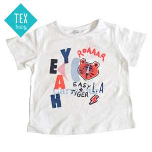 T-SHIRT MANCHES COURTES TEX BABY