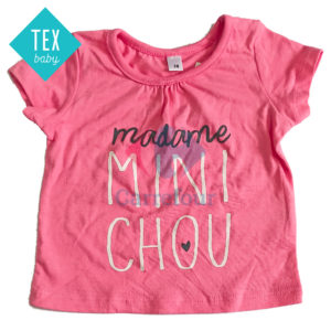 T-SHIRT MANCHES COURTES TEX BABY