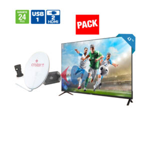 Pack TV LED 43’’ CRISTOR