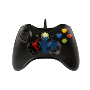 Manette avec fil XBOX 360